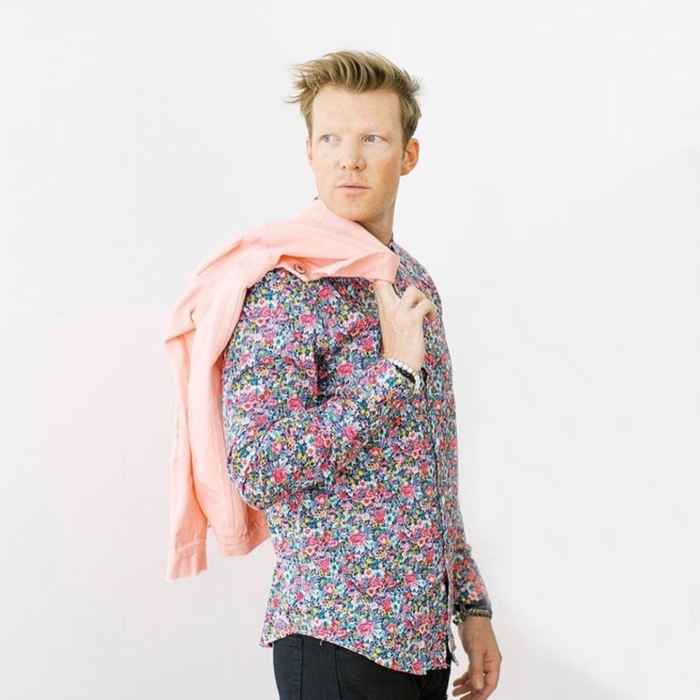 Button up floral shirt